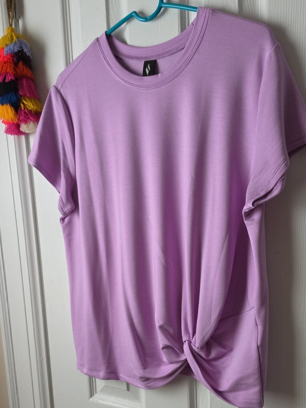 NWOT SKETCHERS Twist-Front Tee - Lilac